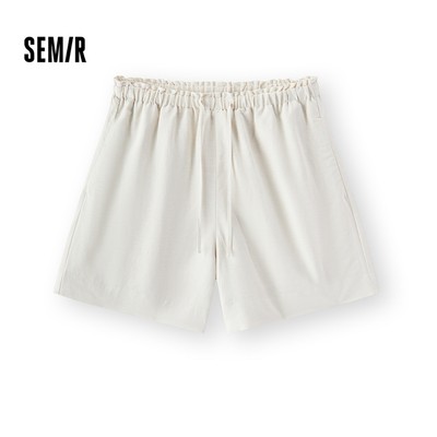 Quần Short Thẳng Nữ Mùa Hè, Chất liệu Ren Rời Drap Mới