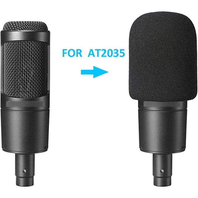 Vỏ kính chắn gió bằng micro AT2020, Tấm chắn mặt nạ lọc Mic Pop Thích hợp cho Audio Technica AT2020,
