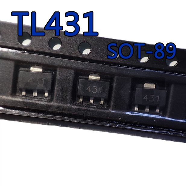 10 ~ 50 CÁI TL431 431 CJ431 SOT-89 Miếng dán Bộ điều chỉnh điện áp Triode