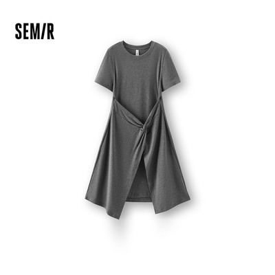 Đầm Semir Nữ Mùa Hè Cổ Tròn, Thiết Kế Đơn Giản