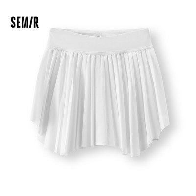 Váy Mini Semir nữ mới cho mùa hè, thiết kế đơn giản với họa tiết xếp ly và khả năng nhanh khô, phù hợp mặc thể thao.