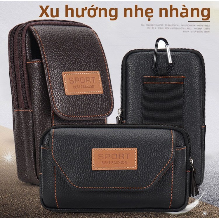 Điện Thoại Mới Túi Thắt Lưng Túi Thắt Lưng Chống Thấm Nước Chống Mài Mòn Công Trường Túi Điện Thoại Ngoài Trời Túi Thắt Lưng Túi Điện Thoại Ba Lô Tiện Lợi Thông Thường