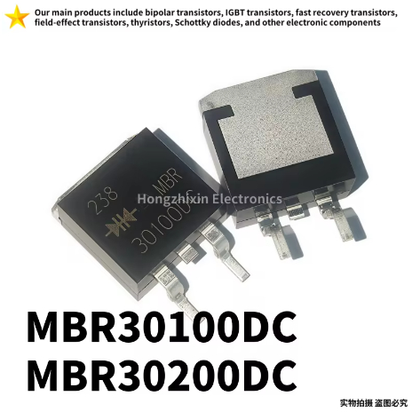 5 MỚI MBR30100DC MBR30200DC TO-263 MBR30100 MBR30200 SMD Schottky diode