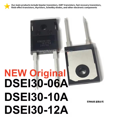 5 CHIẾC MỚI DSEI30-12A DSEI30-06A DSEI30-10A diode phục hồi nhanh / Ống chỉnh lưu 30A / 600V TO-247-