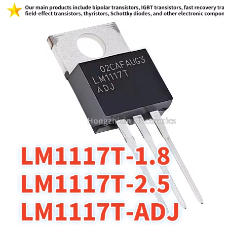 5 Chiếc Chất Lượng Mới LM1117T-1.8 LM1117T-2.5 LM1117T-ADJ LM1117T TO-220 Chip Điều Chỉnh Tuyến Tính