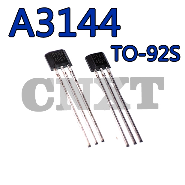 10 ~ 50 CÁI 3144 A3144 A3144E 44E In-Line TO-92S Cảm biến Hall A3144EUA-T