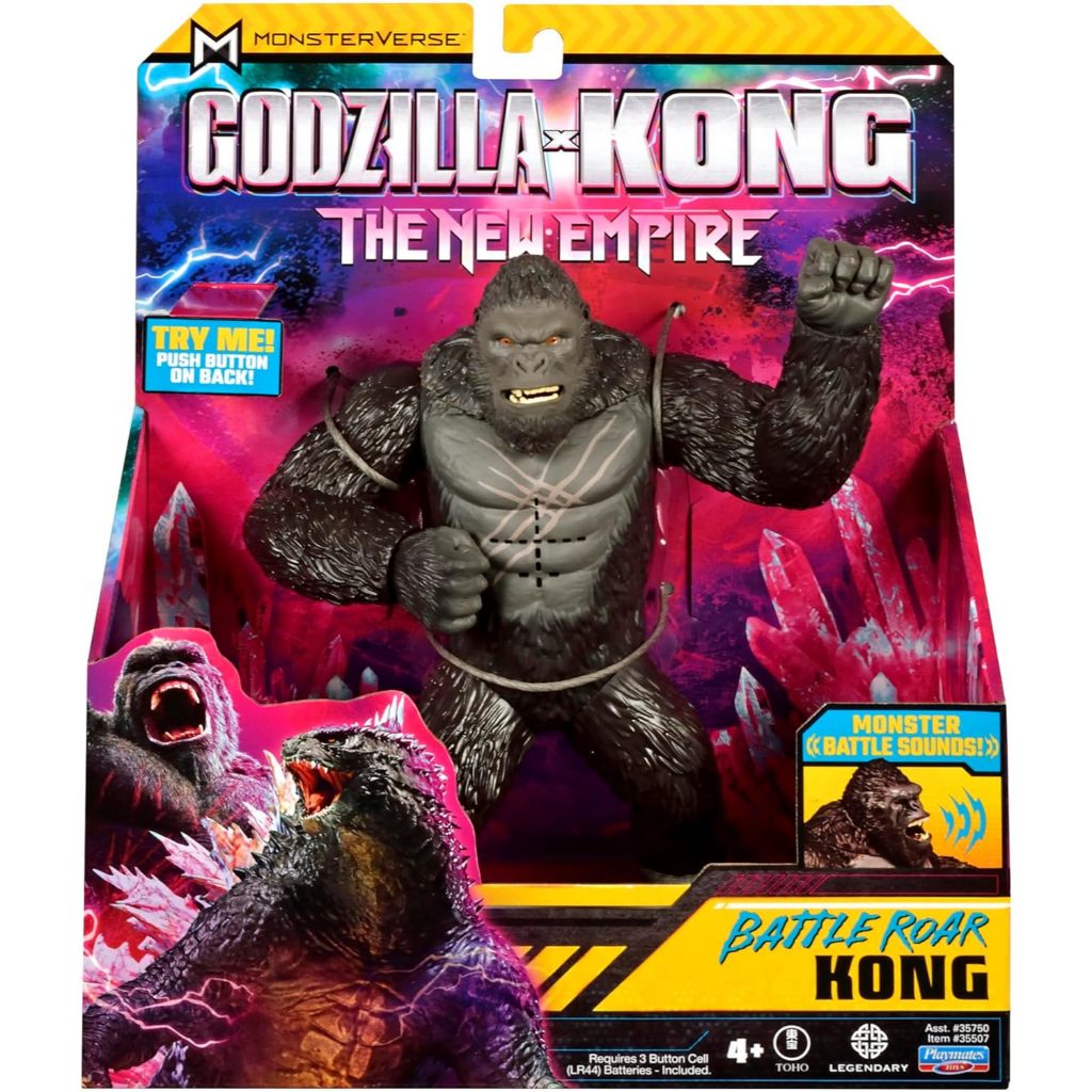 Godzilla x Kong 7 "Battle Roar Kong Hình của Playmates Toys