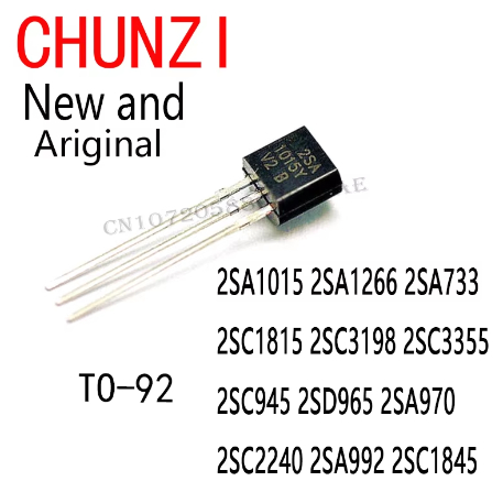 20 Chiếc Mới Và Chính Hãng A1015 TO-92 2SA1015 2SA1266 2SA733 2SC1815 2SC3198 2SC3355 2SC945 2SD965 