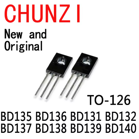 5 Chiếc Mới Và Chính Hãng TO-126 NPN Power Triode Transistor BD135 BD136 BD131 BD132 BD137 BD138 BD1