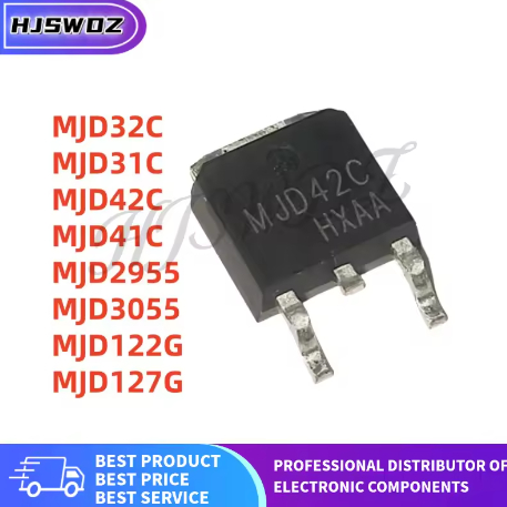 5 Chiếc MJD42C MJD41C MJD122G MJD32C MJD31C MJD2955 MJD127G MJD3055 TO-252 Transistor Thương Hiệu Mớ
