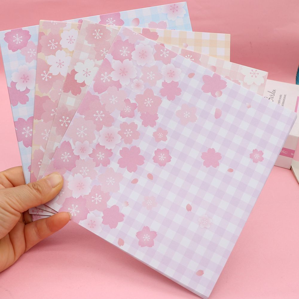 Câu Chuyện Hoa Giấy Ghi Chú Giấy Màu Giấy Handmade ins Phong Cách Nhật Bản Phong Cách Nhật Bản Origa