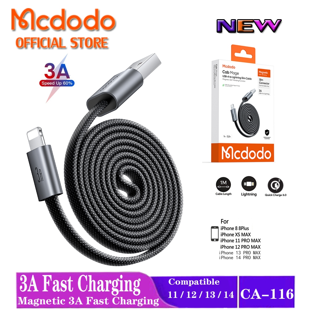 Cáp sạc siêu nhanh Mcdodo 240W Cáp USB-C 3A / 6A CA-116 120 991 990