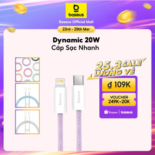 Dây Cáp Baseus PD 20W Nối Đầu USB-C Sang Đầu L Sạc Nhanh Hỗ Trợ Truyền Dữ Liệu 480Mbps