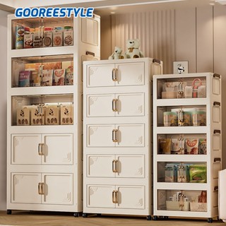 gooreestyle Tủ Đựng Đồ Đa Năng Gấp Gọn quần áo hộp đựng đồ tủ bếp tủ đựng có bánh xe