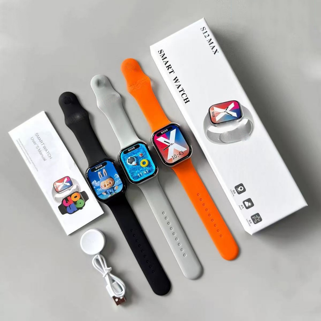 Đồng hồ thông minh S12 Pro Max S10 HD 2.04 inch Dynamic Island Answer Call Series10 Cuộc gọi Bluetoo