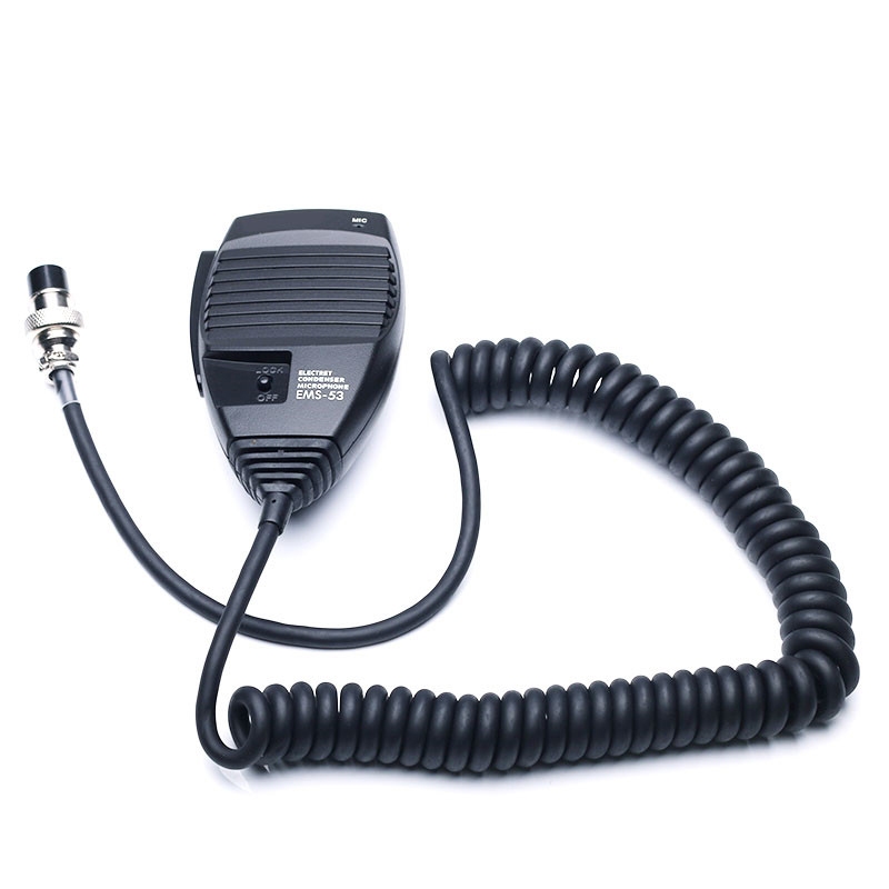 EMS53 HAM PTT Micro DTMF Khóa Trên Chìa Khóa Cho ALINCO DR03 DR06 DR145 DR135T DR235E Loa Đài Phát T