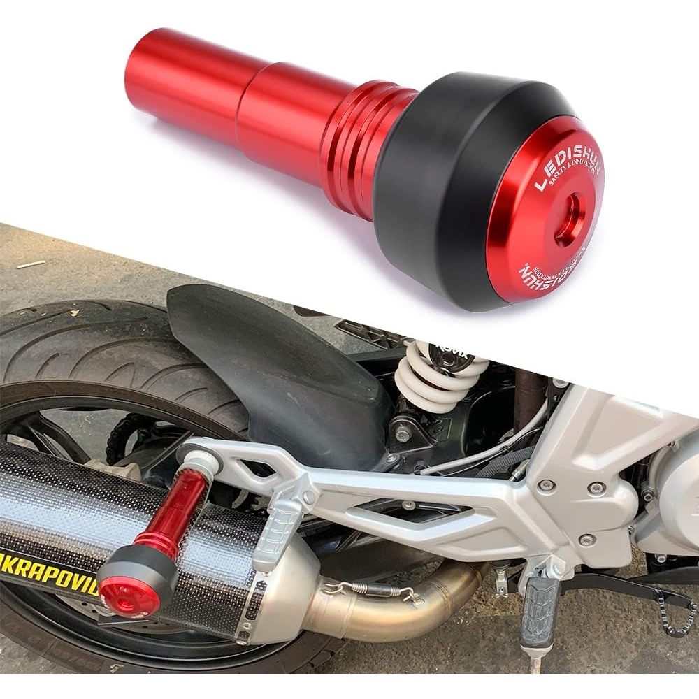 LEDISHUN Accessoires Bảo vệ rơi Thanh trượt trượt Crash pad tương thích với KTM DUKE 390, RC390, DUK