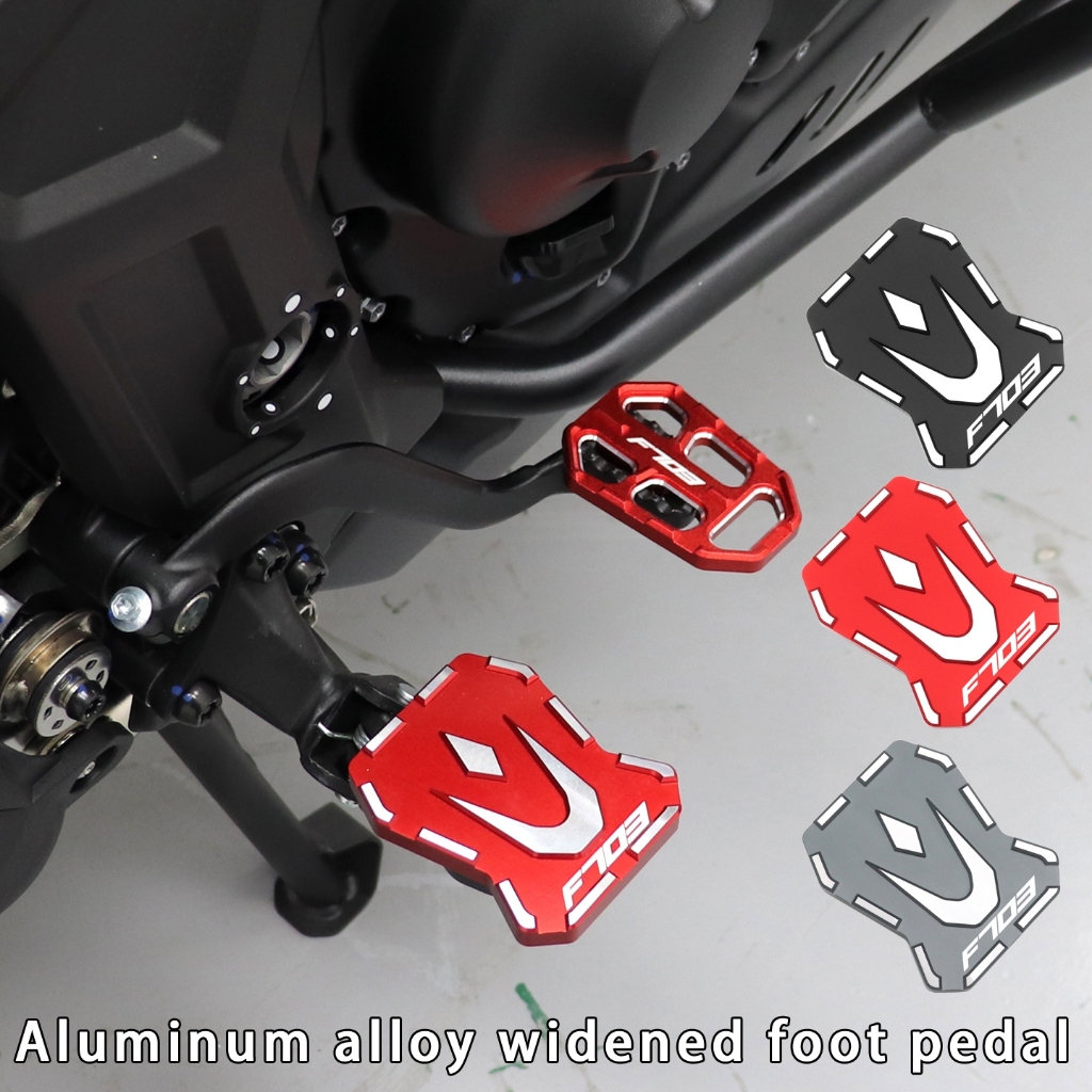 Cho Zontes 703F 703 F 2024 2025 2026 Phụ Kiện Xe Máy Chỗ Để Chân Chốt Rider Rộng Footpegs Chống Trượ