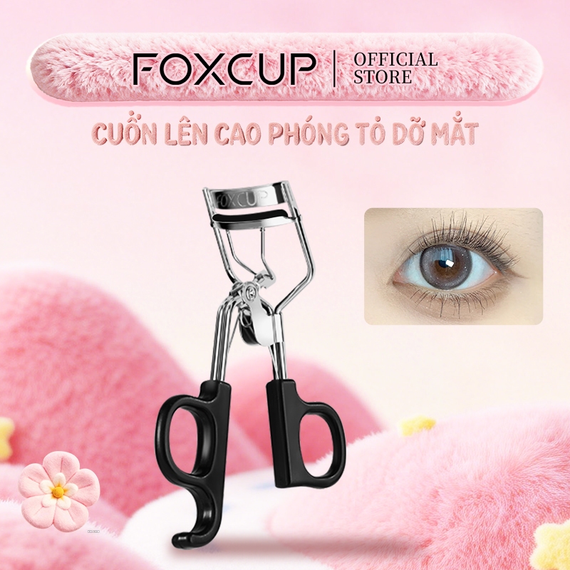 Dụng cụ uốn mi FOXCUP Dụng cụ cố định uốn tóc lâu trôi phải có cho người mới bắt đầu