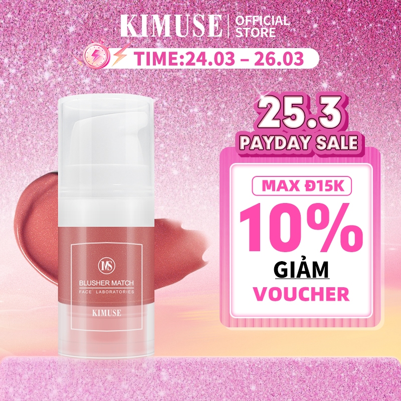 Kem má hồng KIMUSE chống thấm nước và mồ hôi 6ml