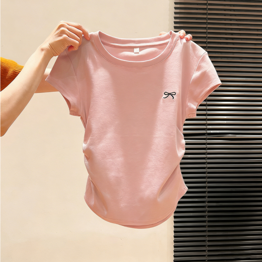 áo thun nữ ôm body mùa hè 2026 mẫu mới áo baby tee croptop in hình