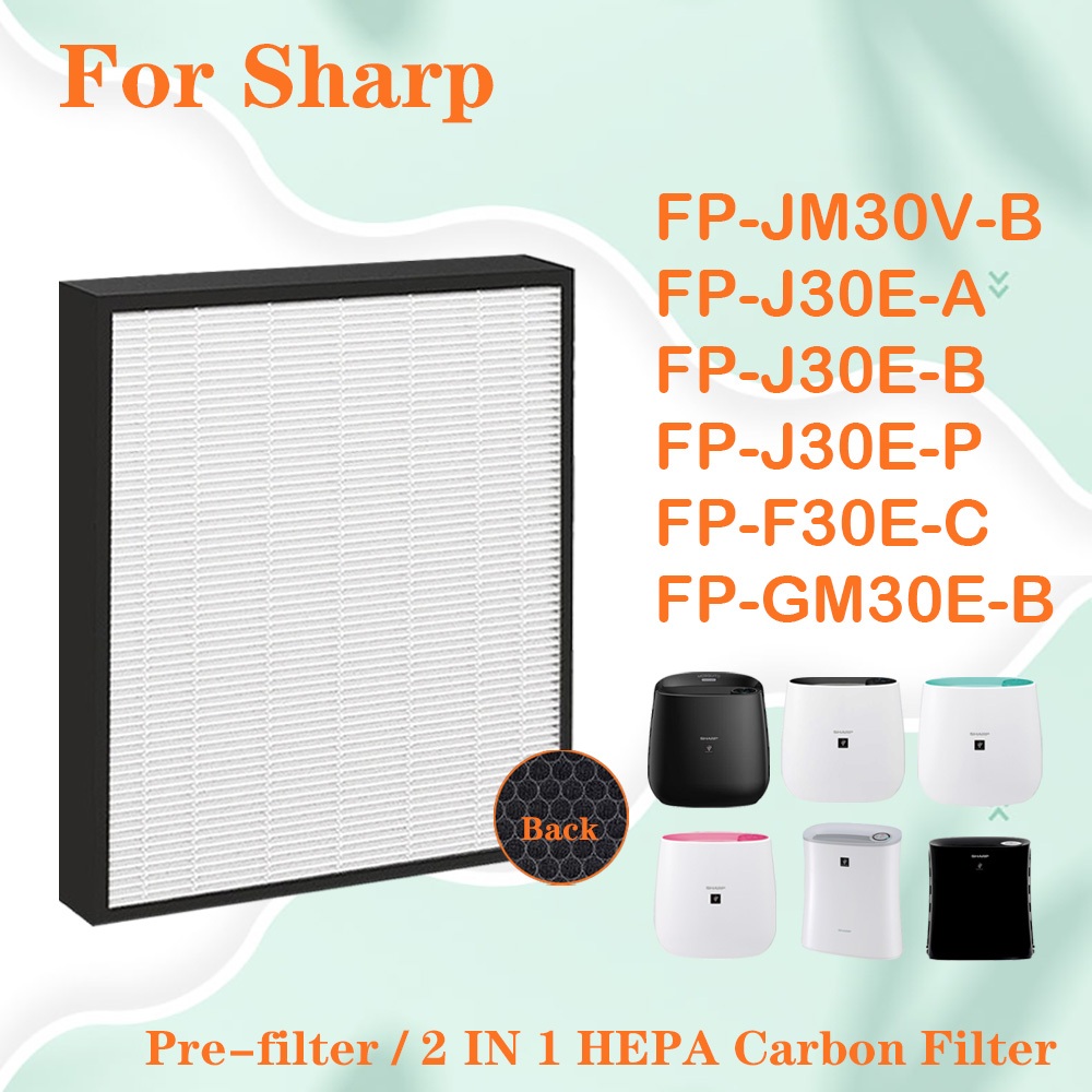 Dành Cho Bộ Lọc Không Khí Sharp FZ-F30HFE FP-JM30V-B FP-J30E-A FP-J30E-B FP-J30E-P FP-F30E-A FP-F30E