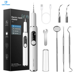 CURVYMOON T6 Máy Làm Sạch Răng Siêu Âm Thích Hợp Sử Dụng Tại Nhà Loại Bỏ Hiệu Quả Sỏi Răng, Mảng Bám,vôi răng