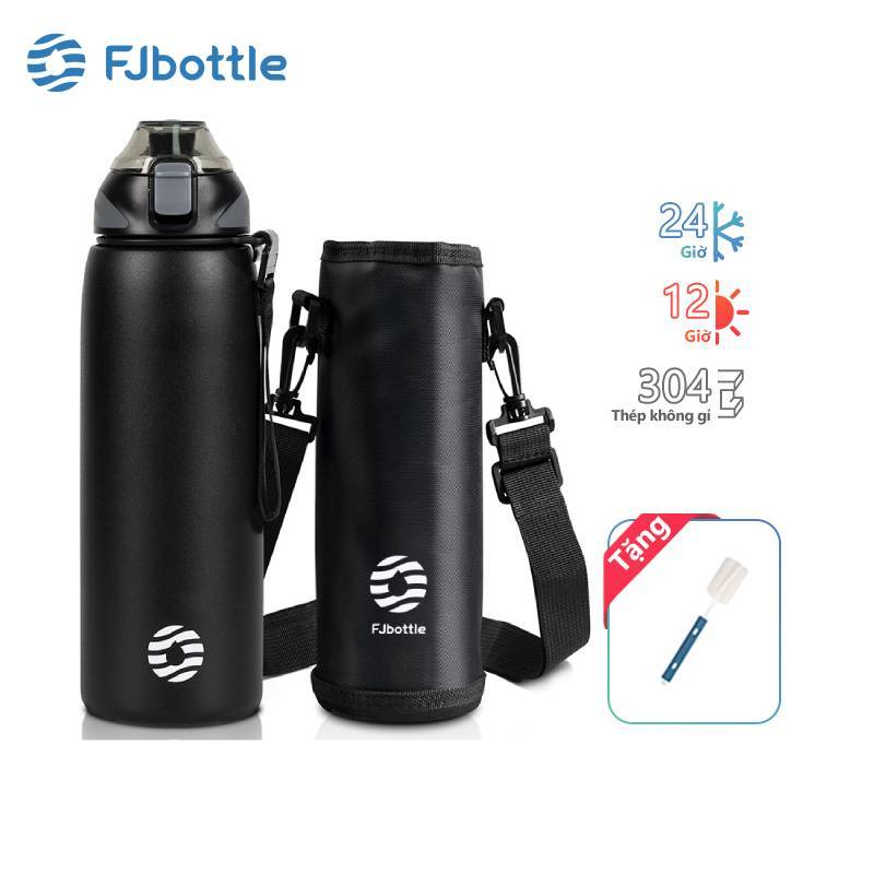 Bình Giữ Nhiệt FJbottle Energetic One-Touch 600/800/1000ml Bình Nước Giữ Nhiệt Thể Thao Kèm Túi