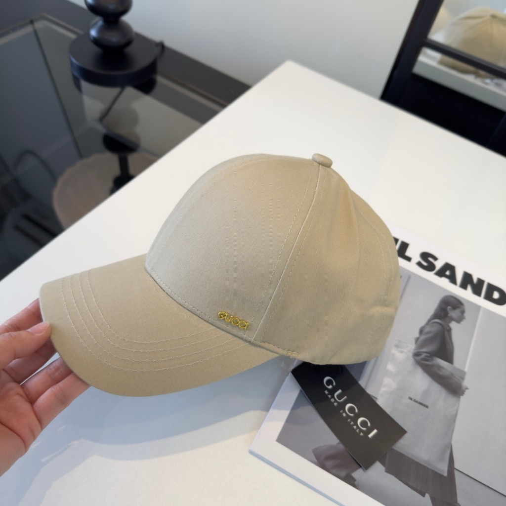 Mũ bóng chày Gucci Cotton nguyên chất Unisex Kaki DC