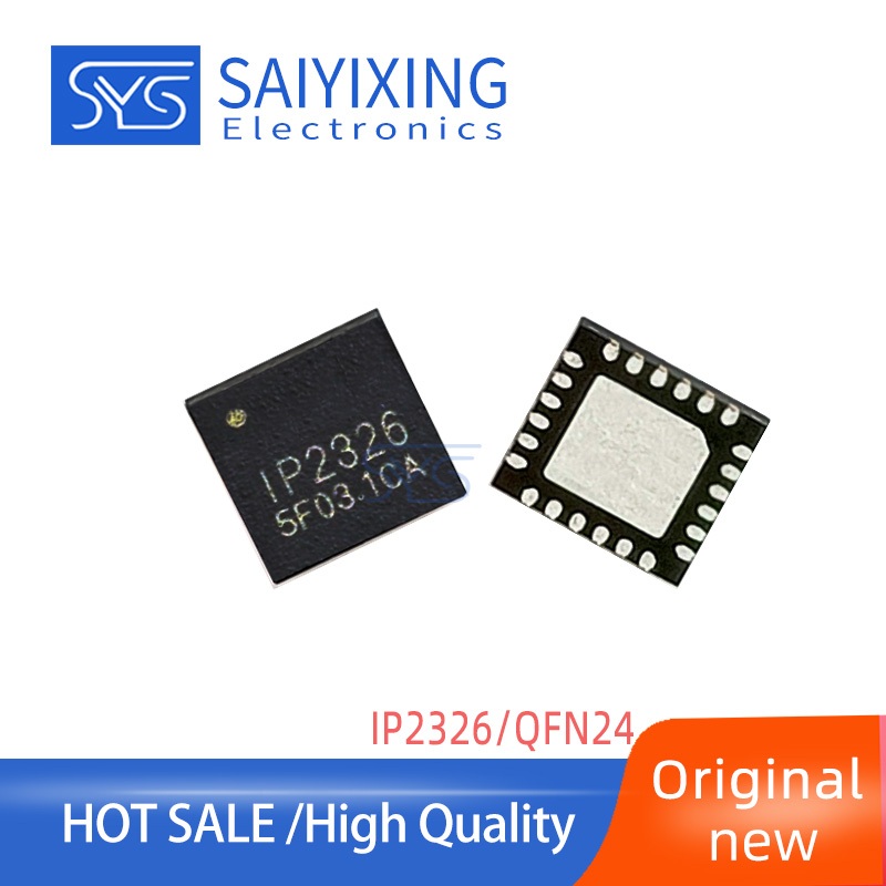 Bộ 5 Chính Hãng Mới IP2326 QFN24 15W Sạc Nhanh ic Series Lithium Pin Tăng Cường Chip Sạc 2326