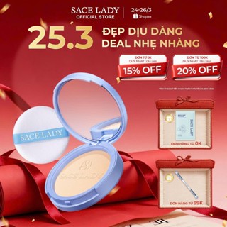 Phấn Phủ SACE LADY Kiềm Dầu Dộ Che Phủ Cao Lâu Trôi Kháng Nước  với 3 màu tùy chọn 10g