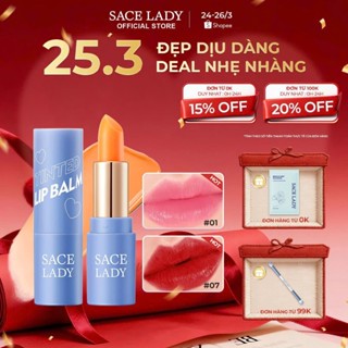 Son Môi SACE LADY  Dưỡng ẩm Thay đổi Nhiệt độ Son Môi Siêu Dính 3.5g
