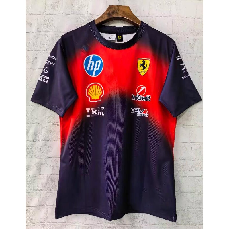 Scuderia Ferrari f1 26-27 Drivers Áo thun ngoại cỡ polo- Phiên bản kỷ niệm 1: 1