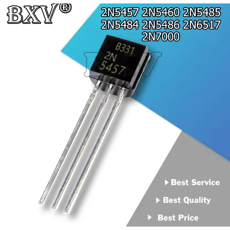 10 CÁI 2N5457 5457 TO-92 2N5457 2N5460 2N5485 2N7000 2N5484 2N5486 2N6517 Transistor Đa Năng Mới Ngu