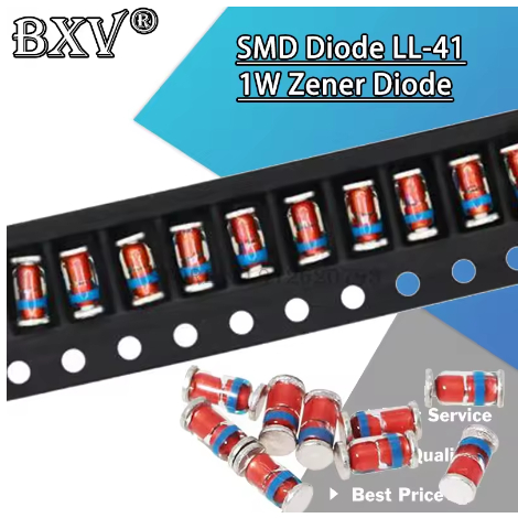 20 Chiếc 1W Zener Diode Mới SMD Diode ZMM 5V1 ZMM3V0 3V3 3V9 4V7 5V1 7V5 8V2 10V 12V 15V 16V 18V 20V