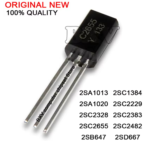20 CHIẾC 2SA1013 TO-92L A1013 TO-92 2SA1020 2SC2328 2SC2655 2SC1384 2SC2229 2SC2383 2SC2482 2SB647 2