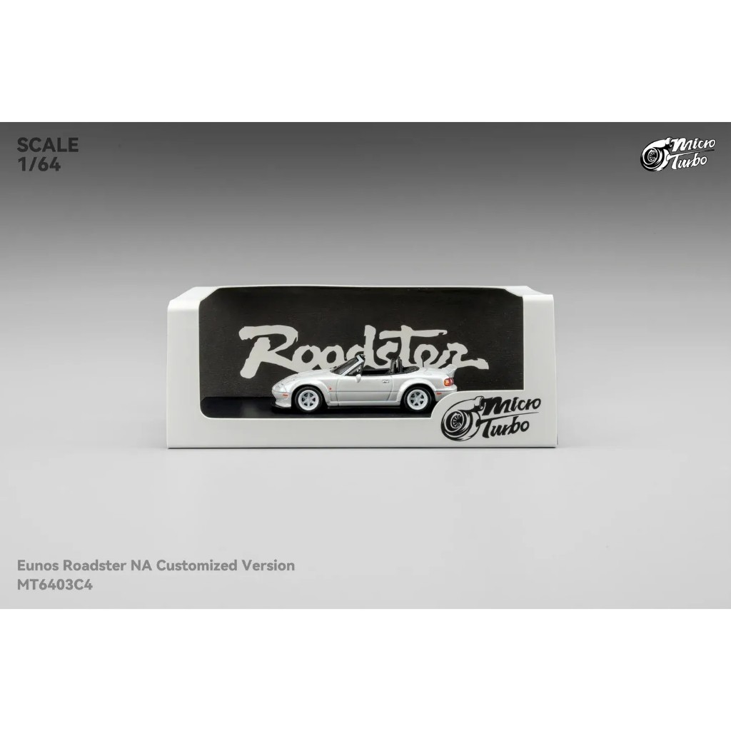 Micro Turbo 1: 64 Mazda MX5 Eunos Roadster Miata Kim Loại Trắng Diecast Quy Mô Xe Ô Tô