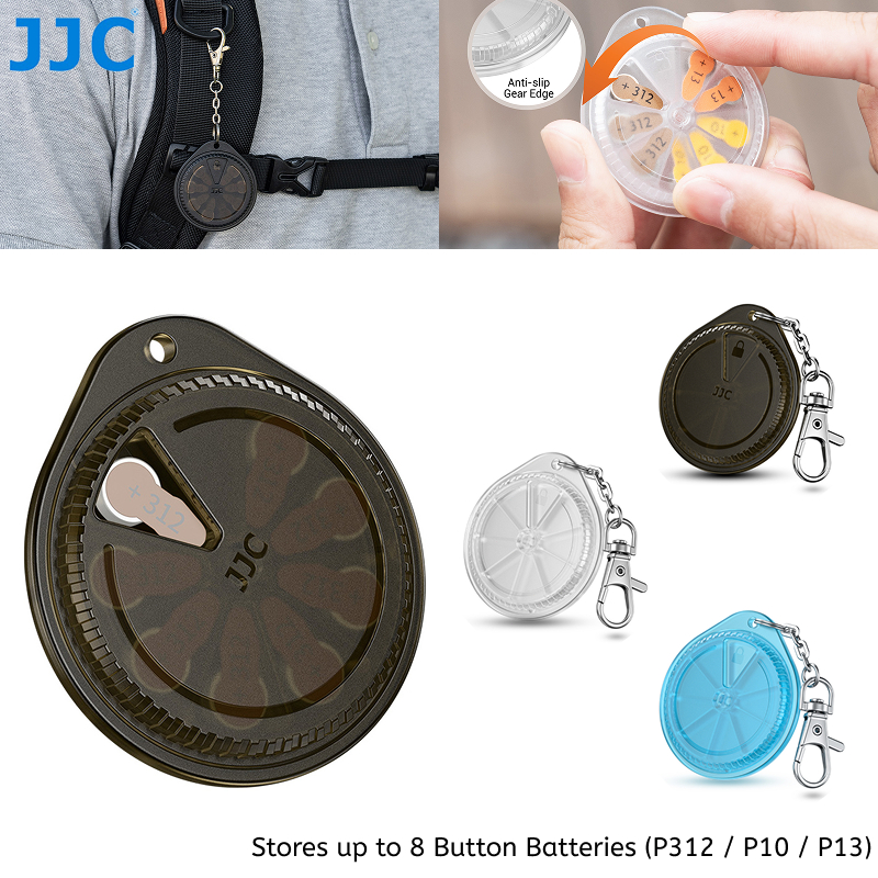 Hộp đựng pin máy trợ thính JJC BW-8 cho P312 P13 P10 Size 312 13 10 ZA312 ZA13 PR41 PR48 A312 A13 A1