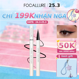 Bút kẻ mắt FOCALLURE dạng lỏng chống thấm nước nhanh khô 0.6g