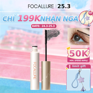 Mascara FOCALLURE giúp chuốt lông mi dài cong và đều kích thước đầu cọ 3mm 6g