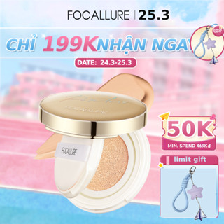 Phấn nước BB FOCALLURE Golden Age 12g chống nước kết cấu mỏng nhẹ che phủ hoàn hảo làm mờ lỗ chân lông