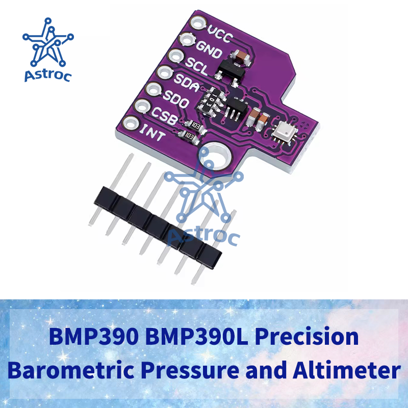 1 chiếc BMP390 BMP390L Áp suất khí quyển chính xác và cảm biến độ cao Mô-đun áp suất nhiệt độ cho Ar