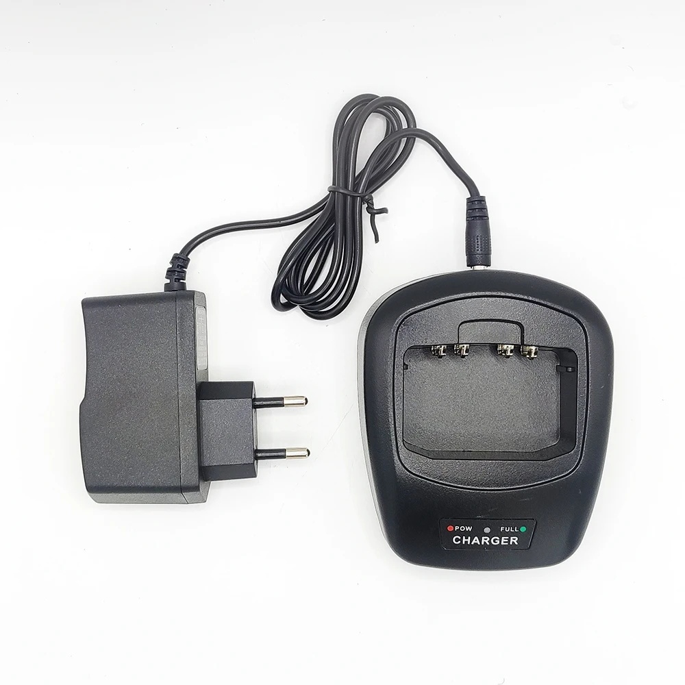 Bộ sạc máy tính để bàn Walkie Talkie Bộ chuyển đổi tùy chọn EU / US cho đài phát thanh PUXING PX-777