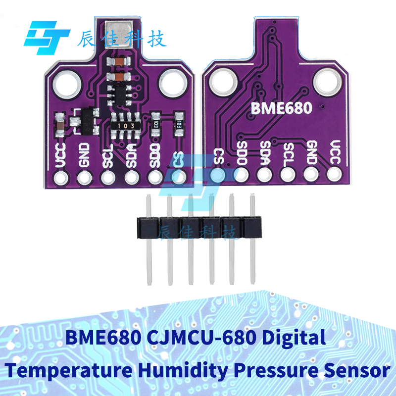 BME680 Cảm biến áp suất độ ẩm nhiệt độ kỹ thuật số CJMCU-680 Bảng phát triển mô-đun độ cao