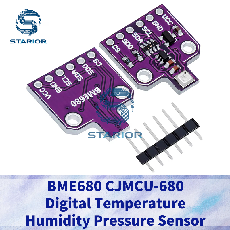 1 CÁI BME680 Cảm biến áp suất độ ẩm nhiệt độ kỹ thuật số CJMCU-680 Bảng phát triển mô-đun cảm biến đ