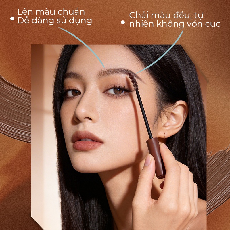 [MỚI] Mascara Lông Mày 2.0 PinkPunk Hiệu Ứng Mờ Nhung 6 Màu Tự Nhiên Không Lem Chống Nước 4g | BigBuy360 - bigbuy360.vn