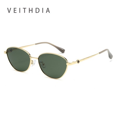 VEITHDIA Nam Retro Kính Phân Cực Nữ Vuông UV400 Kính Bảo Vệ Z8907