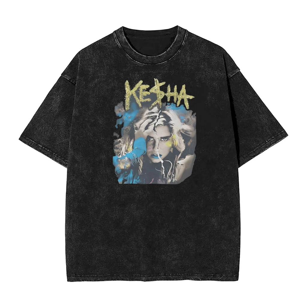 Áo thun thời trang nam nữ in hình họa tiết vui nhộn từ album của ca sĩ Kesha