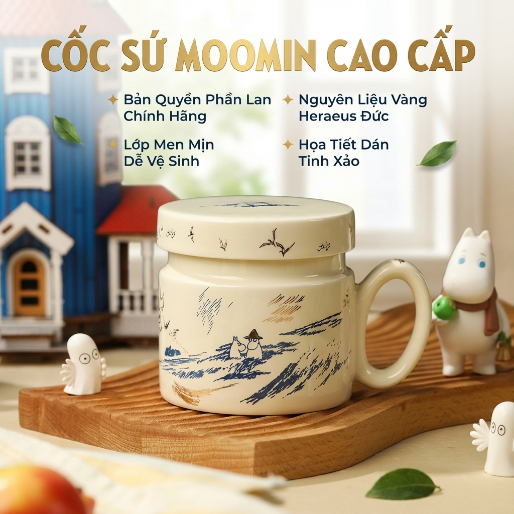 [Aria] moomin moomin Cốc ủy quyền chính hãng