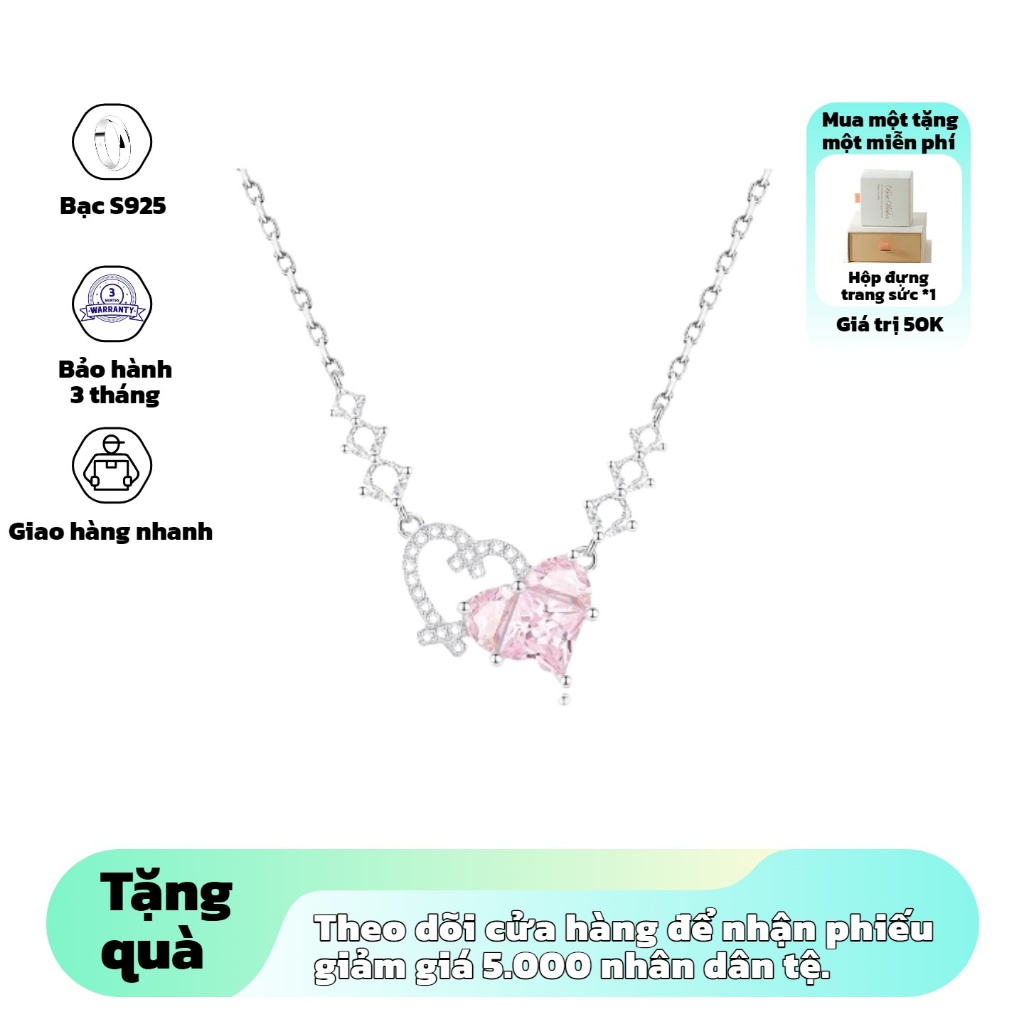 Sweet Heart Necklace S925 Cho Nữ - Xu Hướng Mới 2026